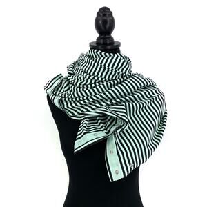 LULULEMON Vinyasa Scarf *Rulu Classic Stripe Mint Moment Black OS